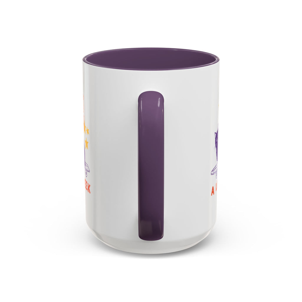 “It’s Been a Long Week” Cat on Skateboard Coffee Mug
