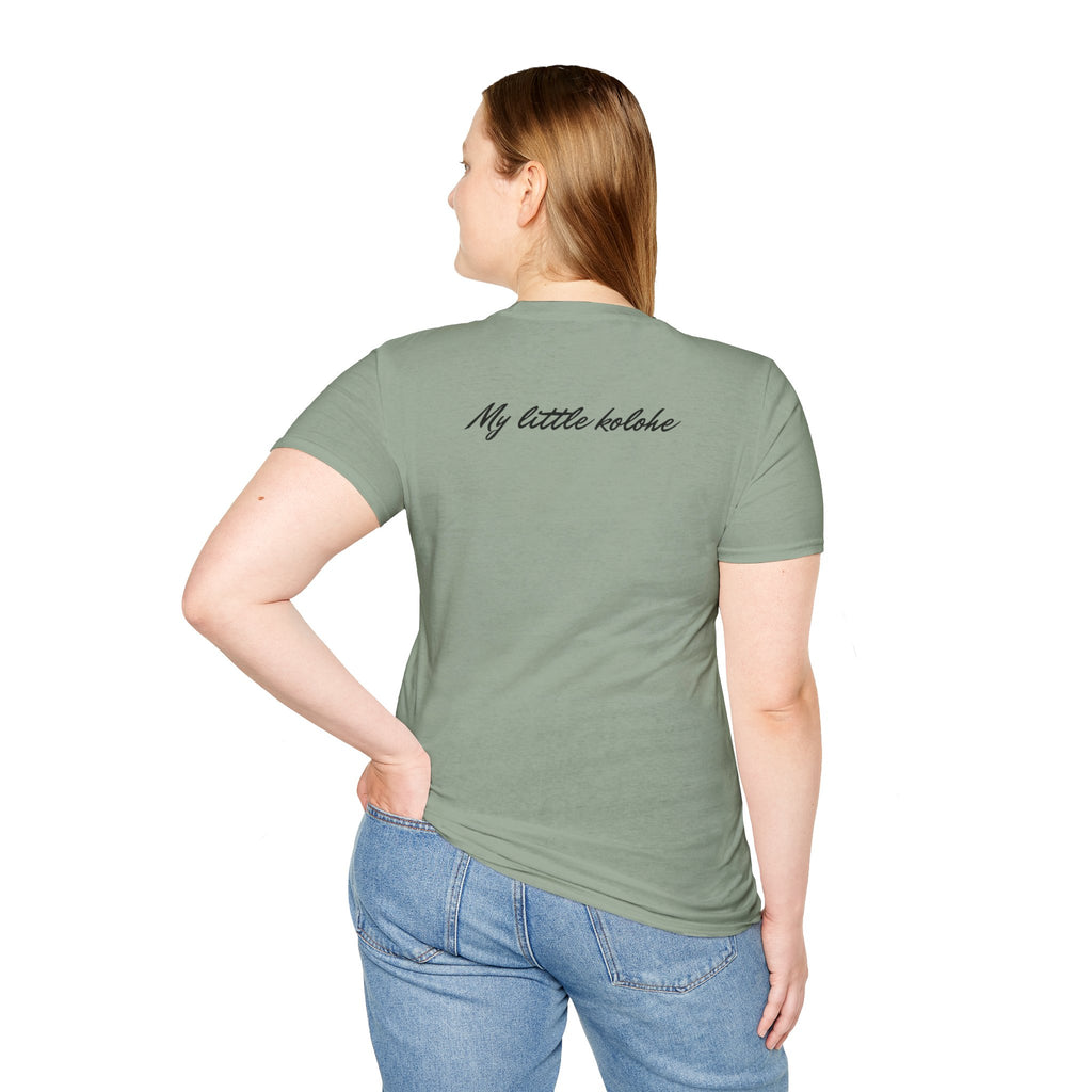 Personalized Pet Photo Polaroid Tee – Floral Frame, Custom Name