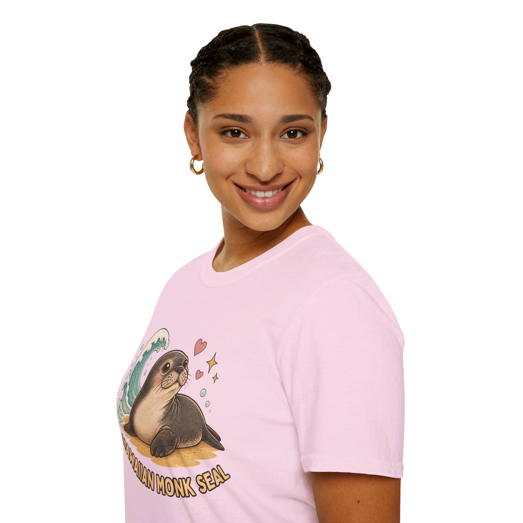 Hawaiian Monk Seal Graphic Shirt – Cute Ocean Design