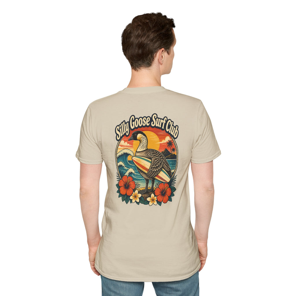 Silly Goose Surf Club Shirt – Retro Hawaiian Nēnē