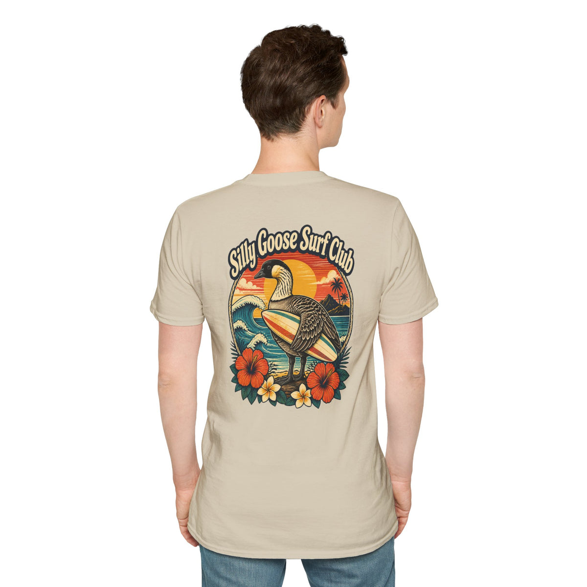 Silly Goose Surf Club Shirt – Retro Hawaiian Nēnē
