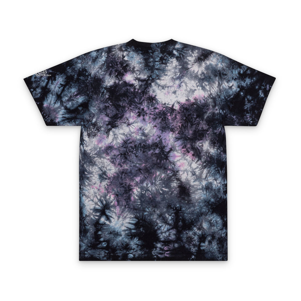 Embroidered "Dead Tired" Tie-Dye Spiral T-Shirt