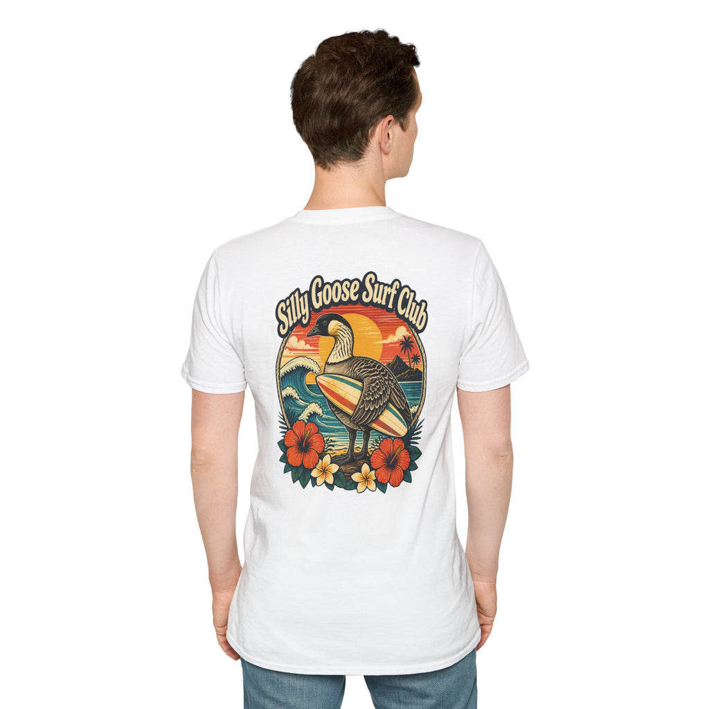 Silly Goose Surf Club Shirt – Retro Hawaiian Nēnē