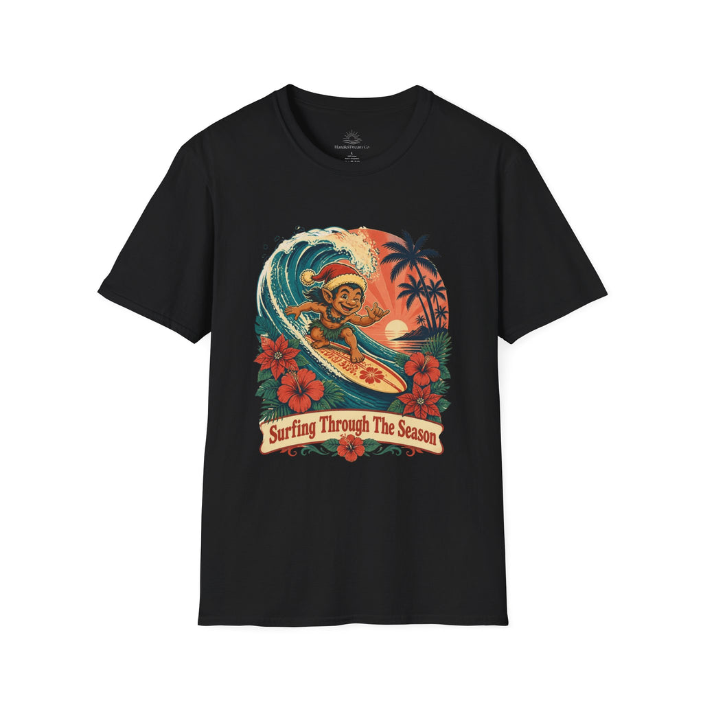 Menehune Surfing Through the Season T-Shirt