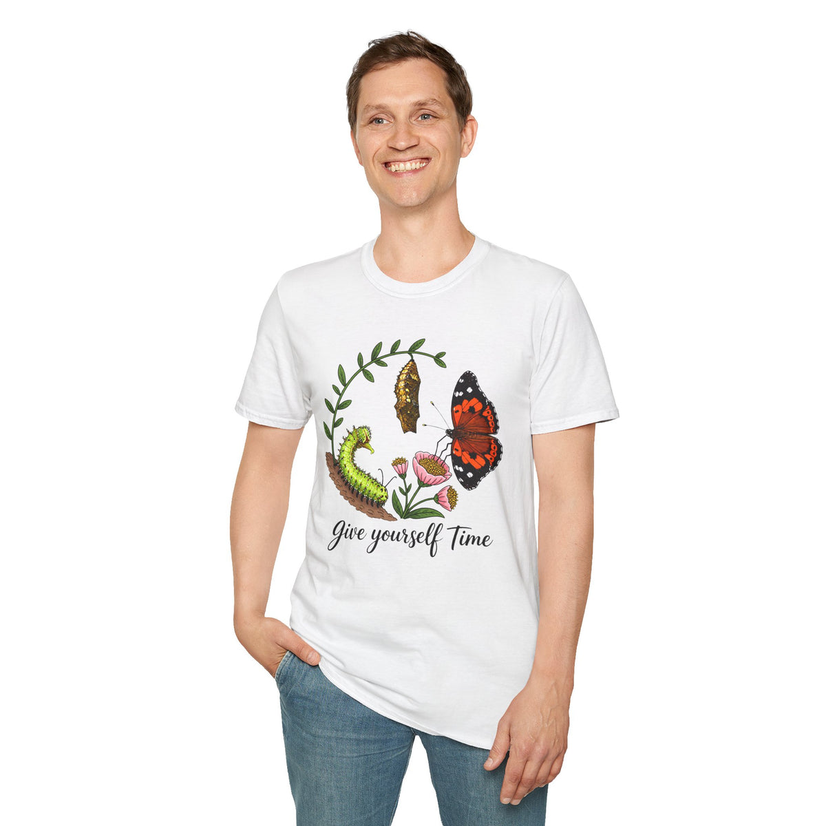 Give Yourself Time Kamehemeha Butterfly Transformation T-Shirt
