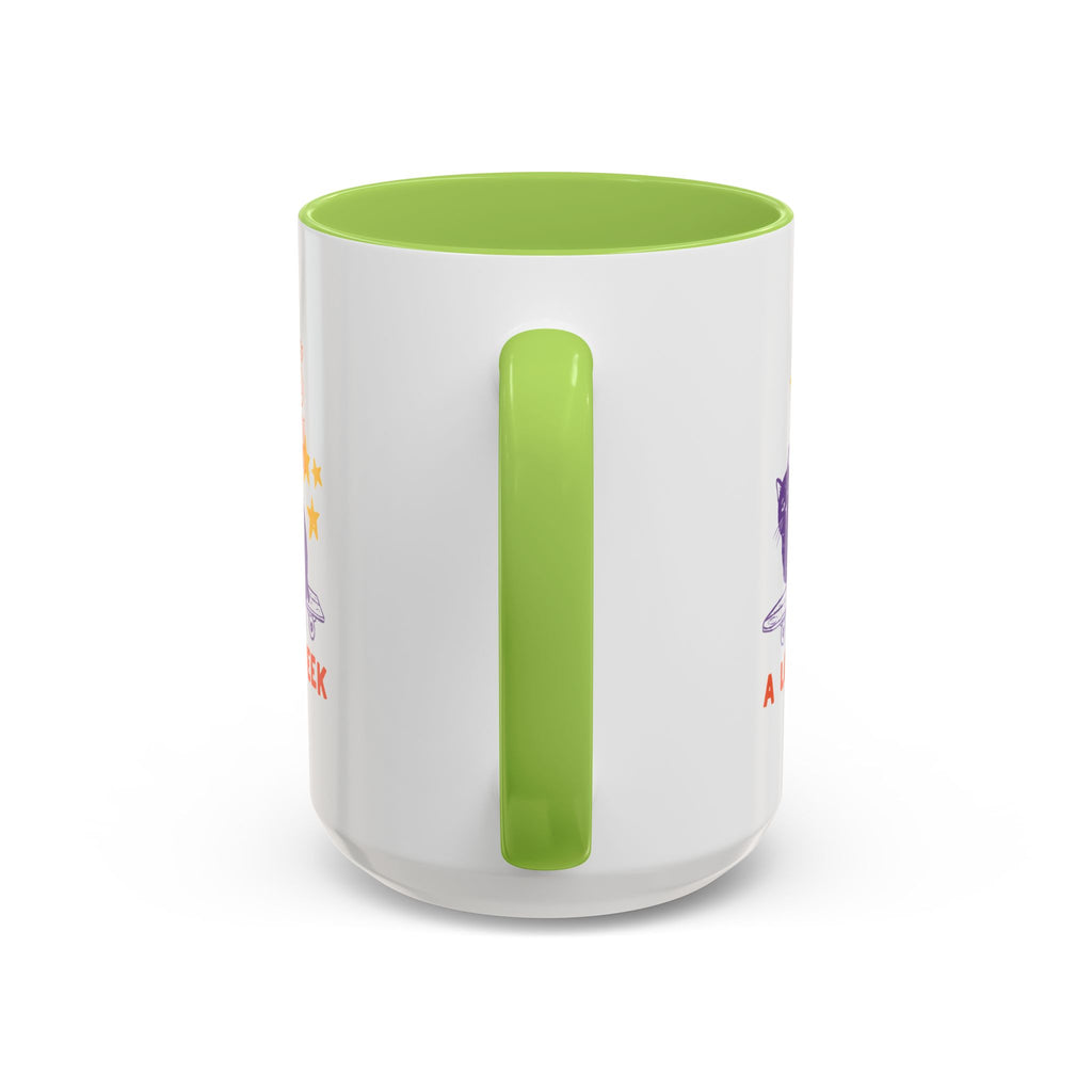 “It’s Been a Long Week” Cat on Skateboard Coffee Mug