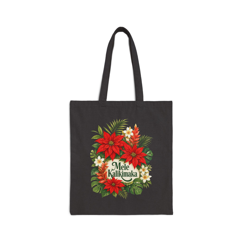 Mele Kalikimaka Floral Tote Bag