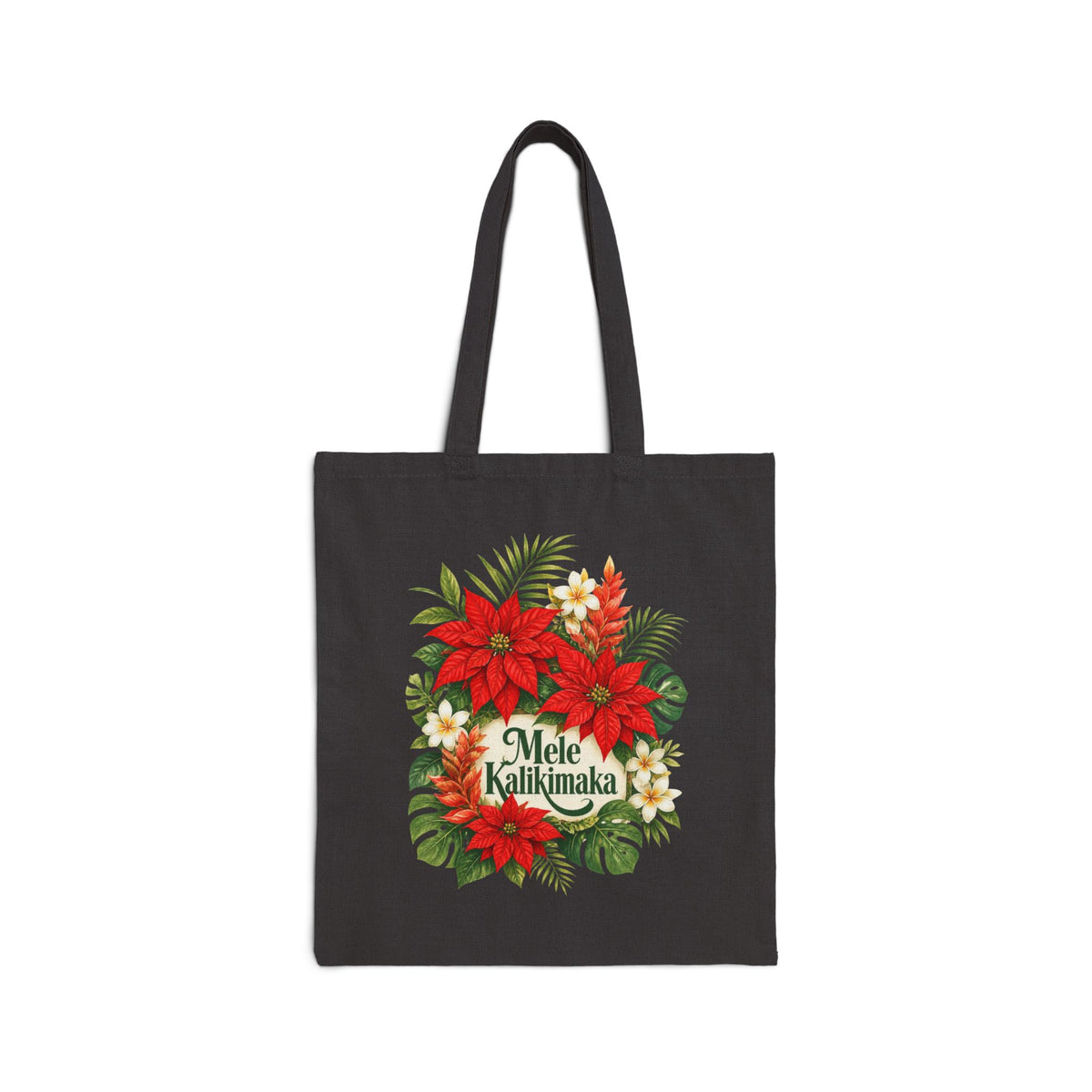 Mele Kalikimaka Floral Tote Bag