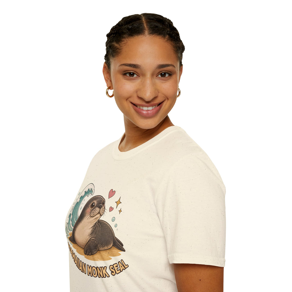 Hawaiian Monk Seal Graphic Shirt – Cute Ocean Design