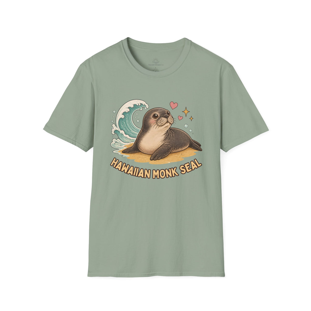 Hawaiian Monk Seal Graphic Shirt – Cute Ocean Design