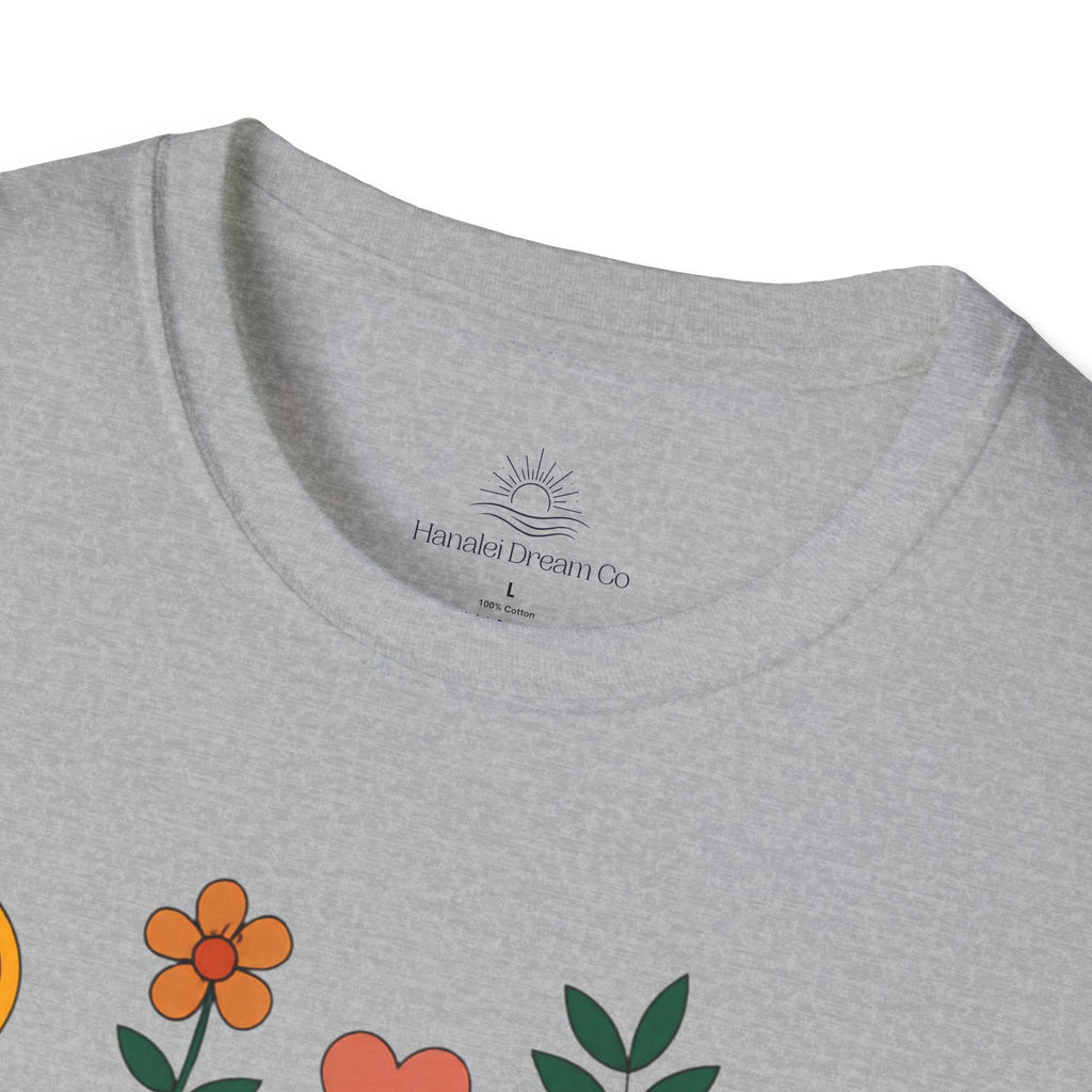 Kind People Change the World T-Shirt | Peace Flower Heart Rose Hands