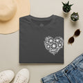 Bloom Kindly Floral Heart T-Shirt – Daisy Line Art