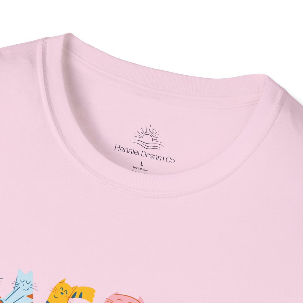 Meow Meow T-Shirt – Cute Cartoon Cats Graphic Tee