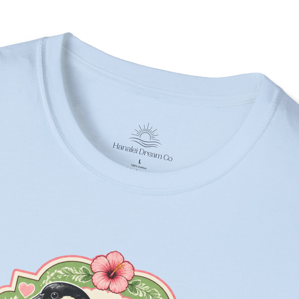 Silly Nēnē Club T-Shirt — Retro Hawaiian Goose Floral