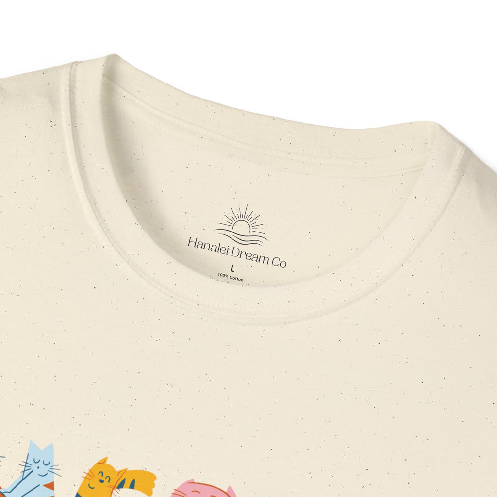 Meow Meow T-Shirt – Cute Cartoon Cats Graphic Tee