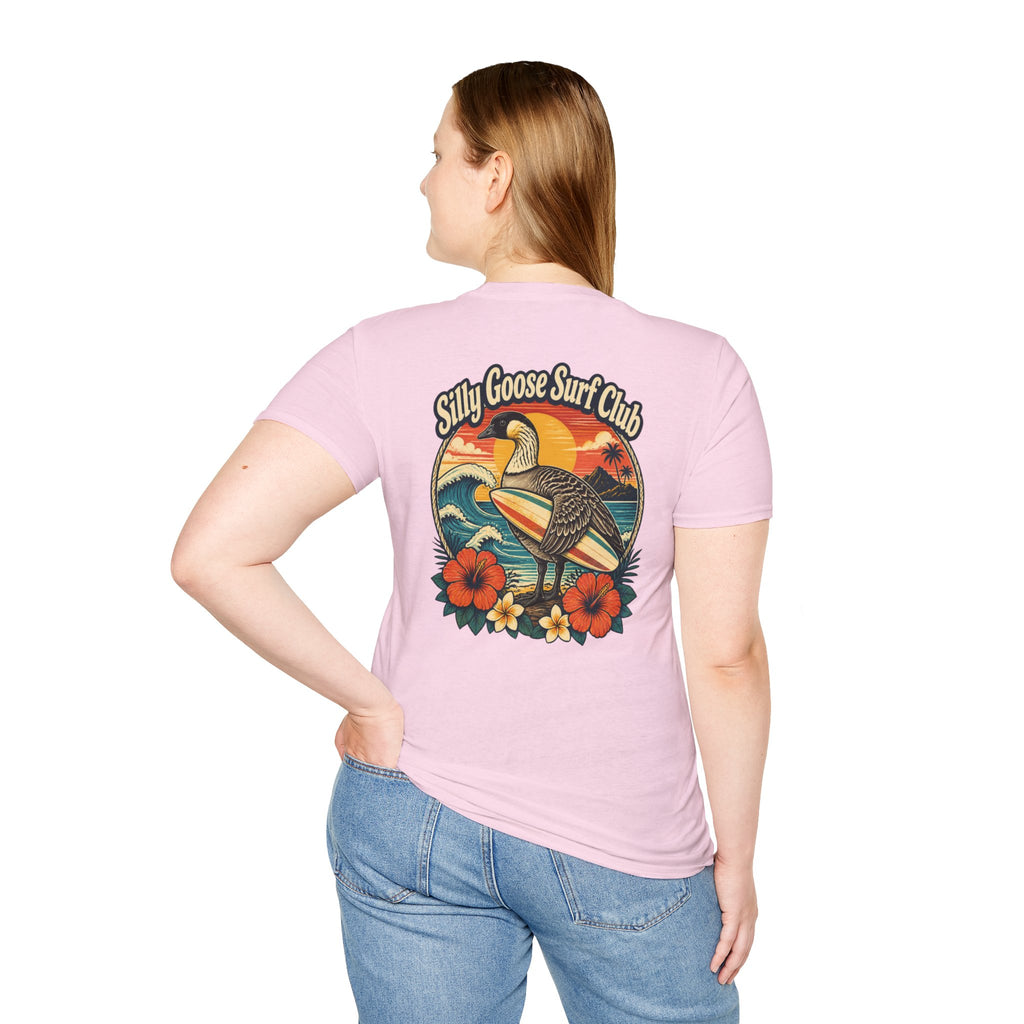 Silly Goose Surf Club Shirt – Retro Hawaiian Nēnē