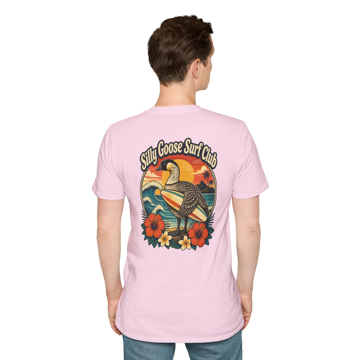 Silly Goose Surf Club Shirt – Retro Hawaiian Nēnē
