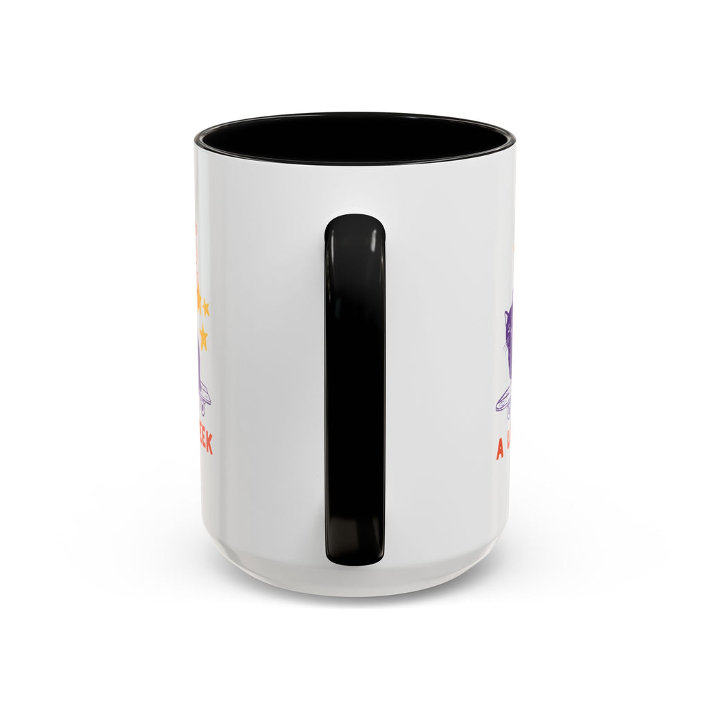 “It’s Been a Long Week” Cat on Skateboard Coffee Mug