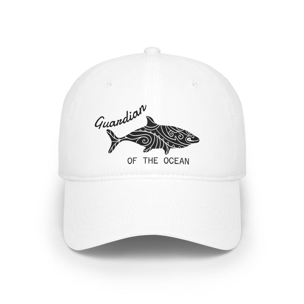 Ocean Guardian Tribal Shark Cap – Embroidered Ocean Hat