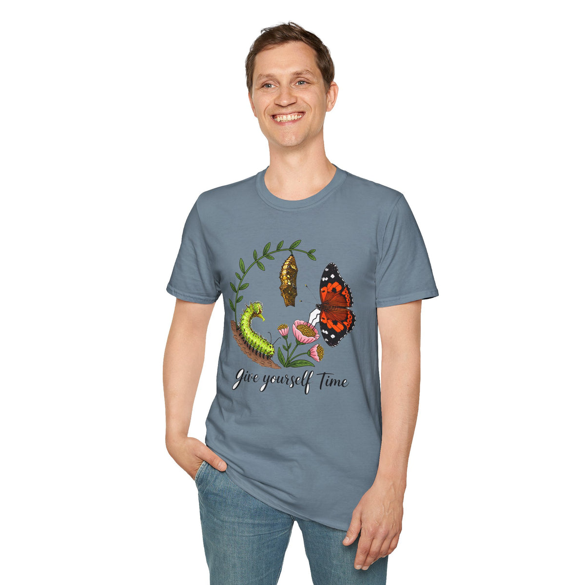 Give Yourself Time Kamehemeha Butterfly Transformation T-Shirt