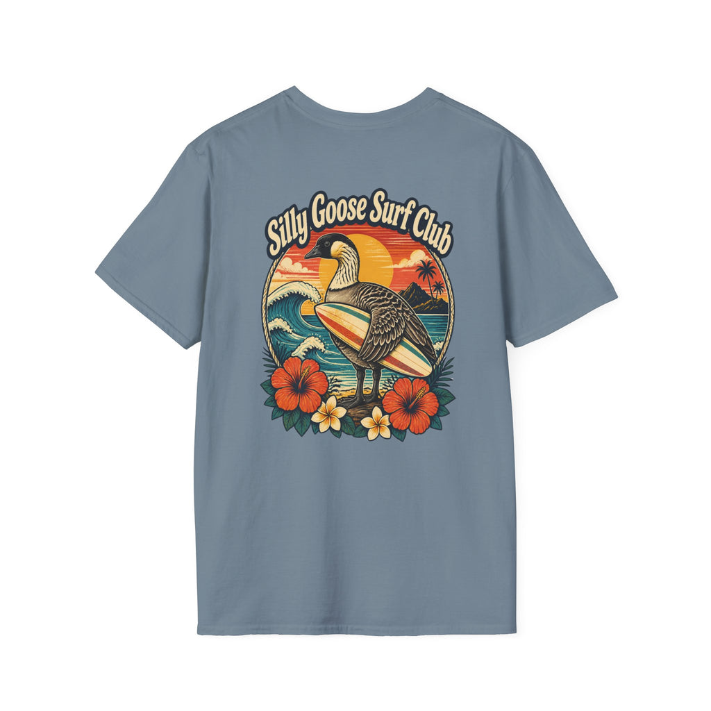 Silly Goose Surf Club Shirt – Retro Hawaiian Nēnē