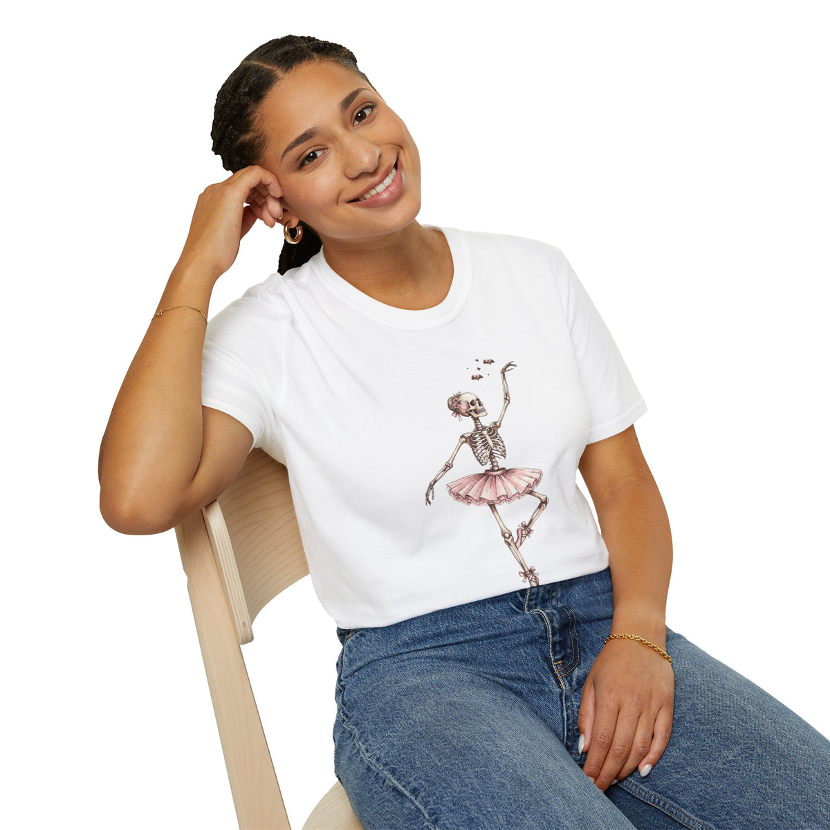 Skeleton Ballerina T-Shirt – Ballet Dance Graphic
