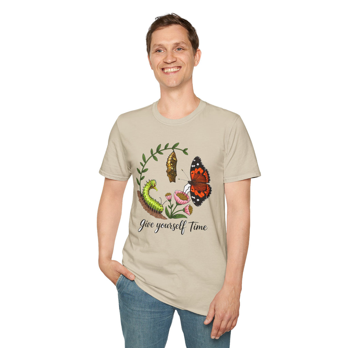Give Yourself Time Kamehemeha Butterfly Transformation T-Shirt