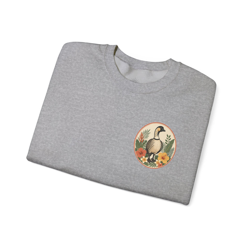 Vintage Goose Floral Crewneck – “Chaos Persists” Design