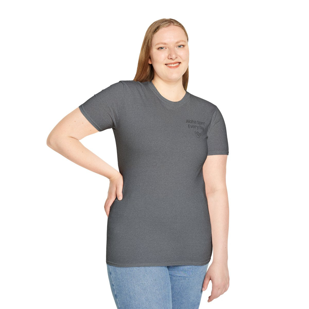 Aloha Spirit Every Day T-Shirt — Minimal Shaka Beach