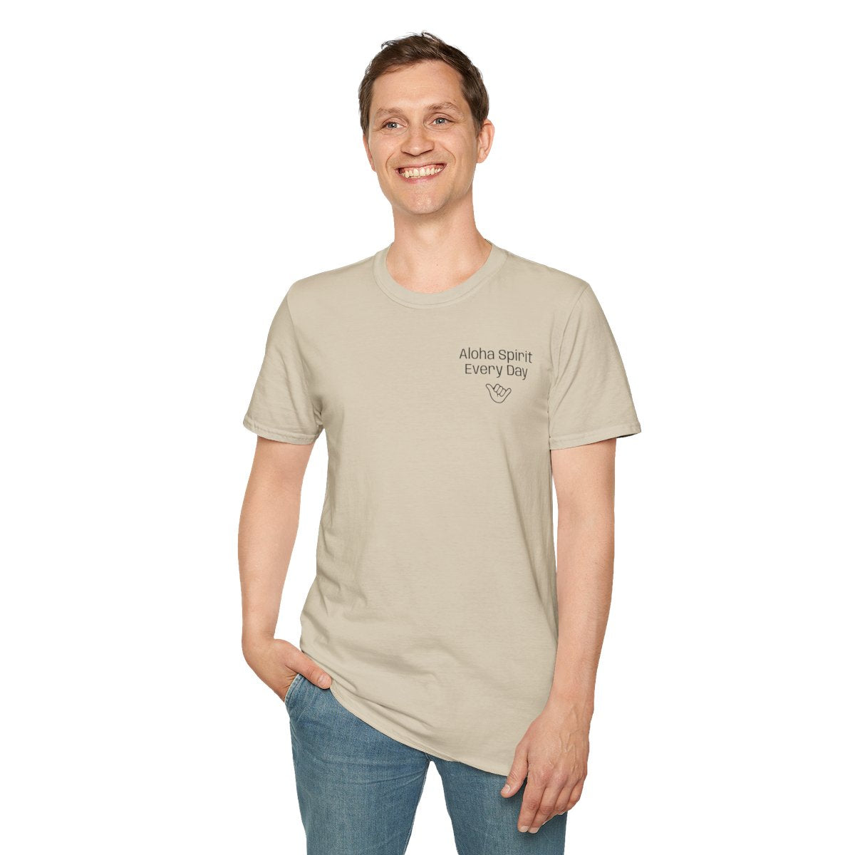 Aloha Spirit Every Day T-Shirt — Minimal Shaka Beach