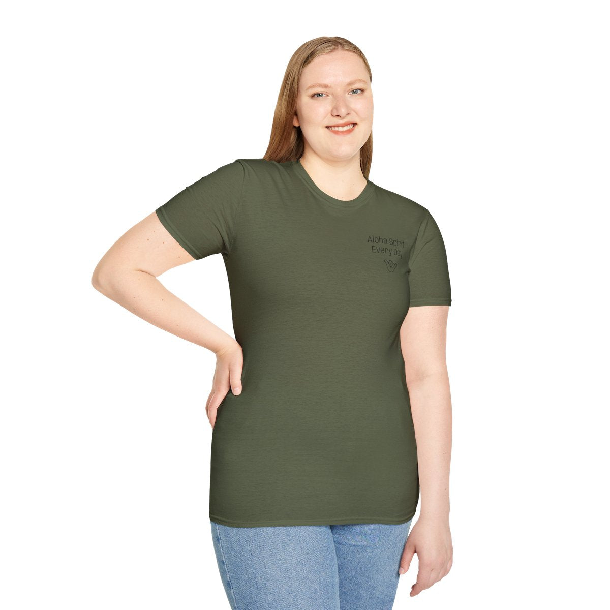 Aloha Spirit Every Day T-Shirt — Minimal Shaka Beach