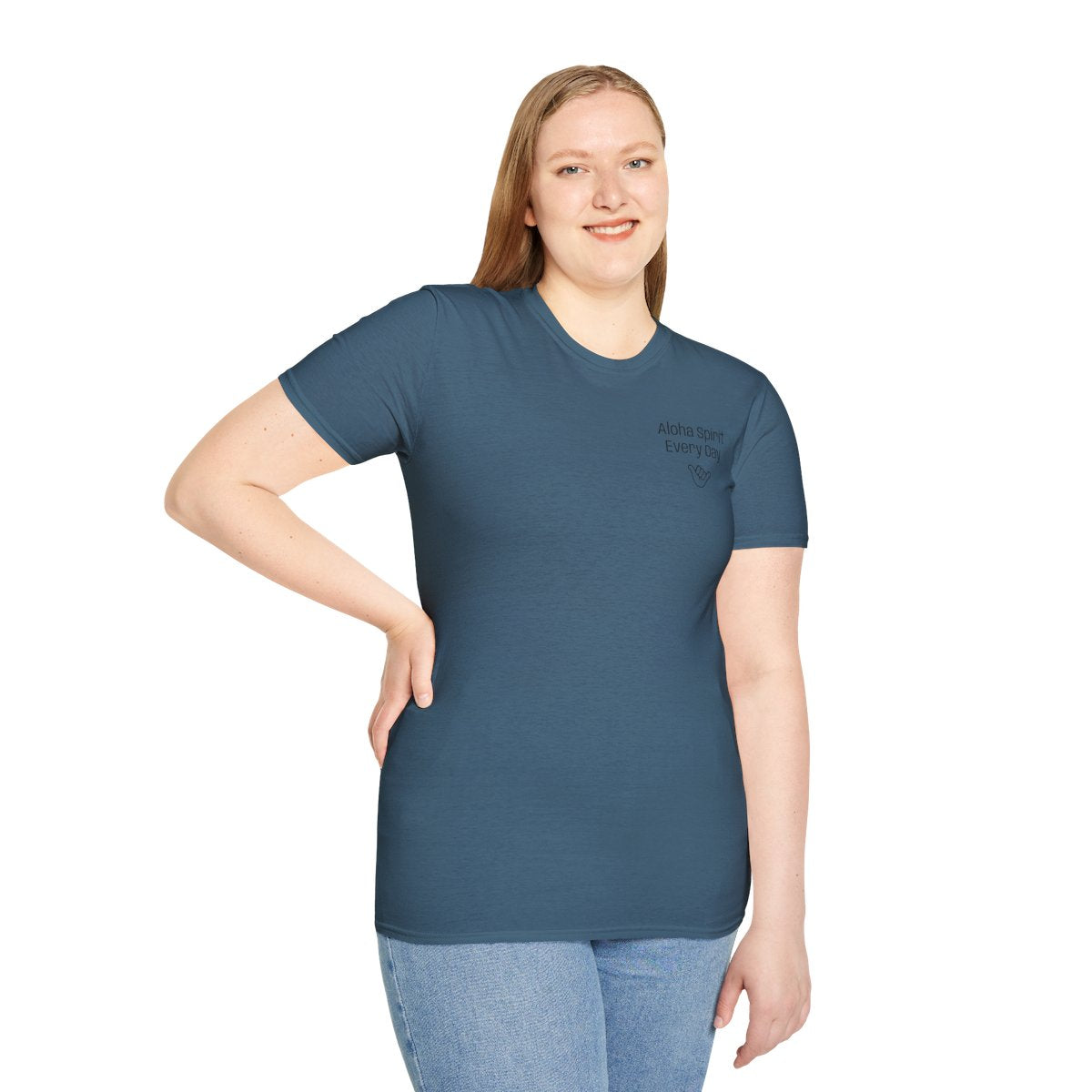 Aloha Spirit Every Day T-Shirt — Minimal Shaka Beach