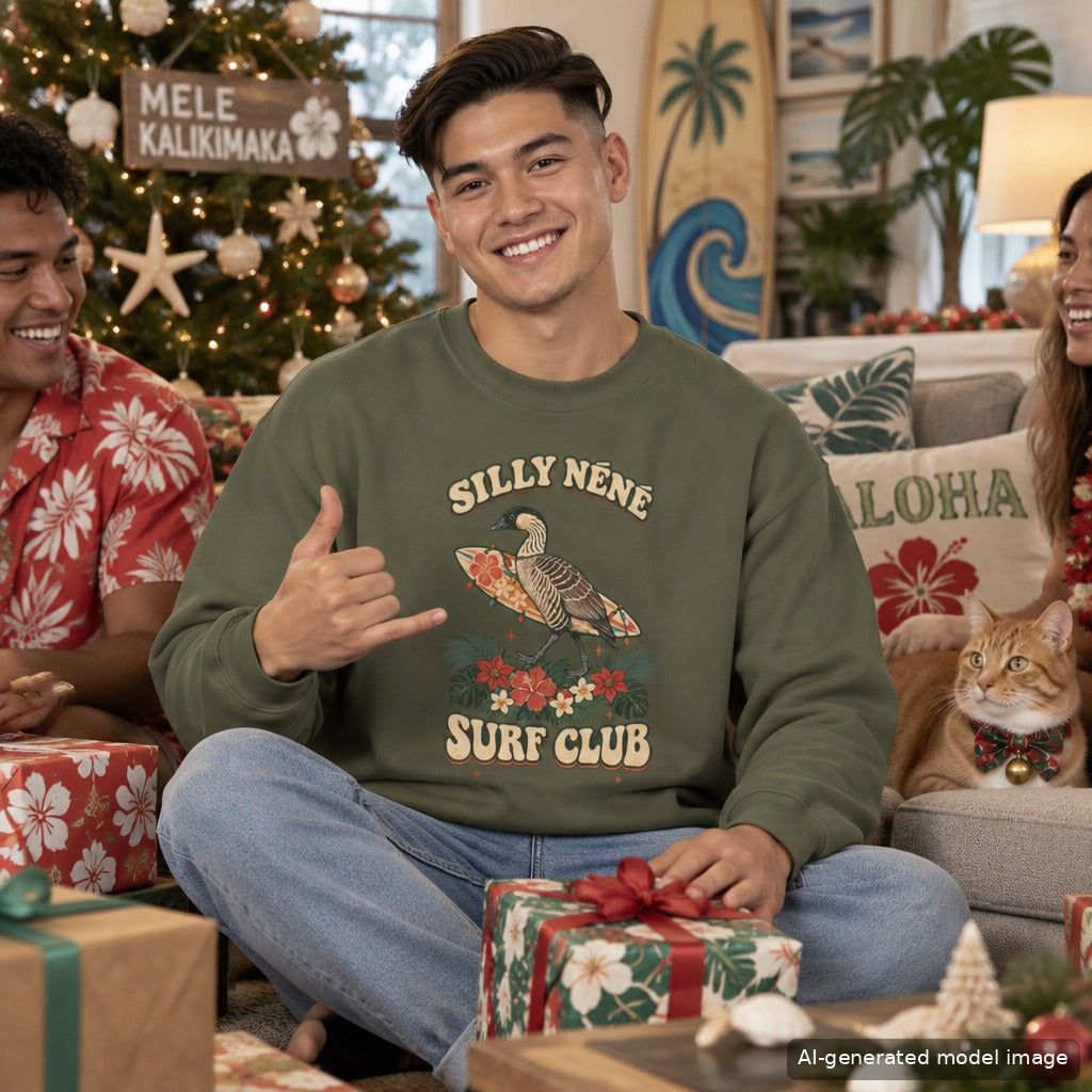 Silly Nene Surf Club lifestyle mockup