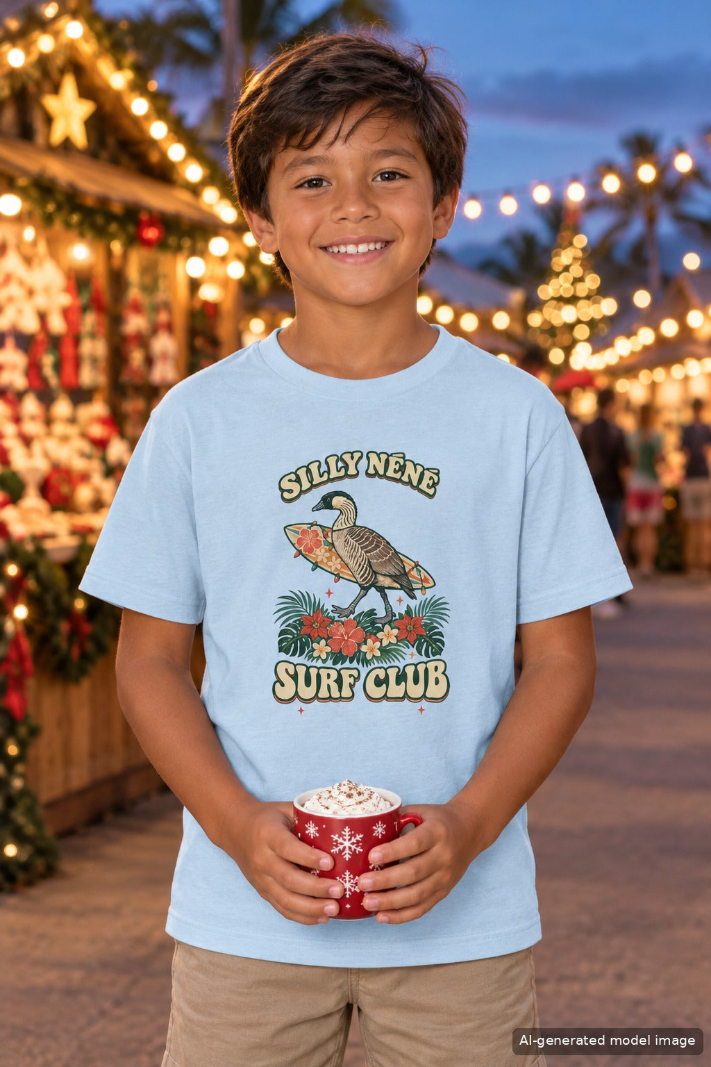 Silly Nene Surf Club lifestyle mockup